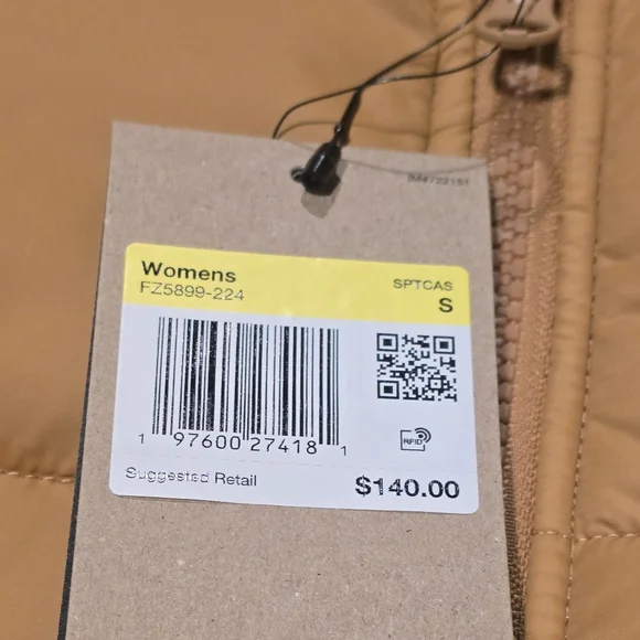 Nike Sportswear Therma-FIT Puffer Hooded Jacket Women’s S Brown Loose Fit NWT - Picture 9 of 9